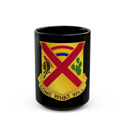 108 Cavalry Regiment (U.S. Army) Black Coffee Mug