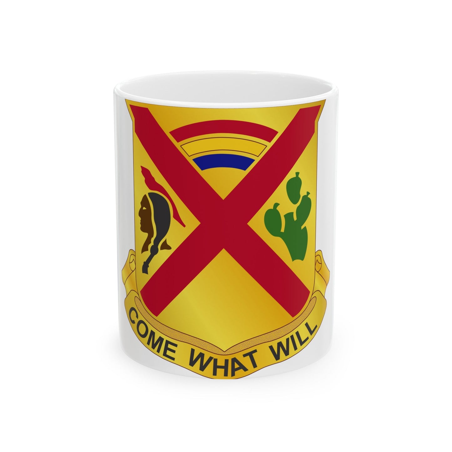 108 Cavalry Regiment (U.S. Army) White Coffee Mug-11oz-The Sticker Space