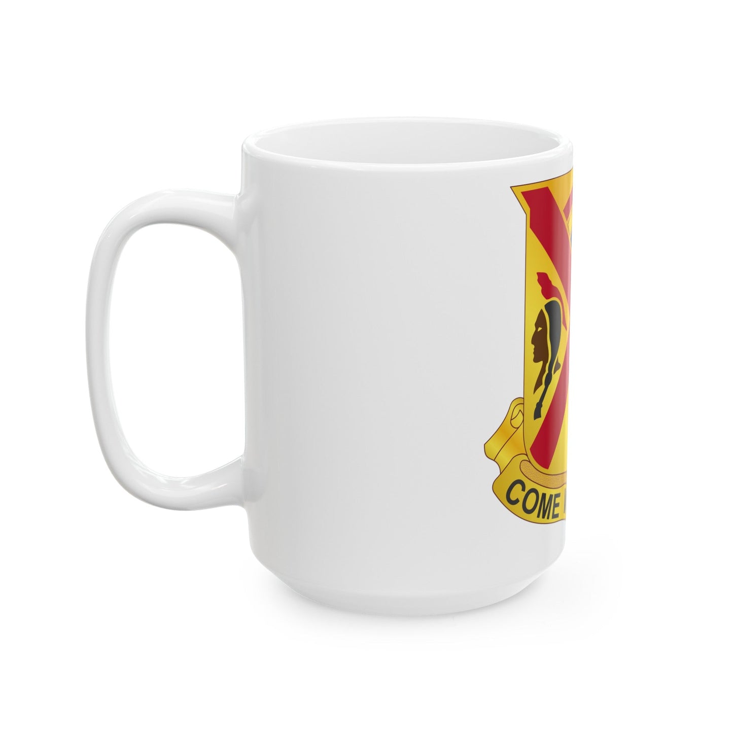108 Cavalry Regiment (U.S. Army) White Coffee Mug-The Sticker Space