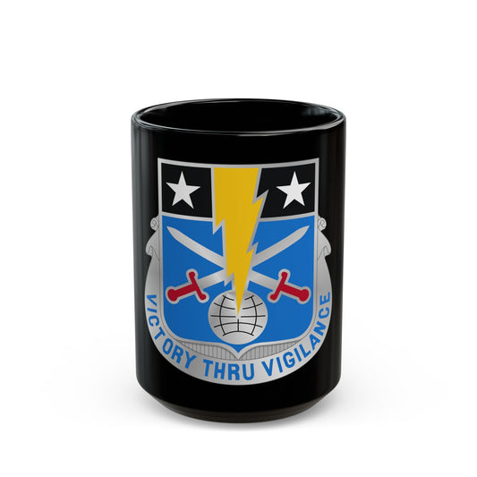 108 Military Intelligence Battalion (U.S. Army) Black Coffee Mug-15oz-The Sticker Space