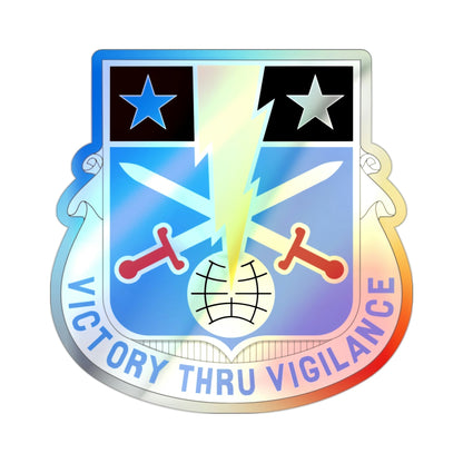 108 Military Intelligence Battalion (U.S. Army) Holographic STICKER Die-Cut Vinyl Decal-2 Inch-The Sticker Space