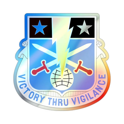 108 Military Intelligence Battalion (U.S. Army) Holographic STICKER Die-Cut Vinyl Decal-3 Inch-The Sticker Space