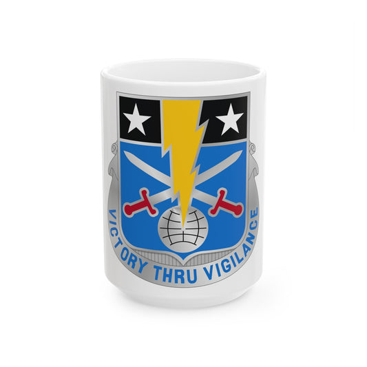108 Military Intelligence Battalion (U.S. Army) White Coffee Mug-15oz-The Sticker Space
