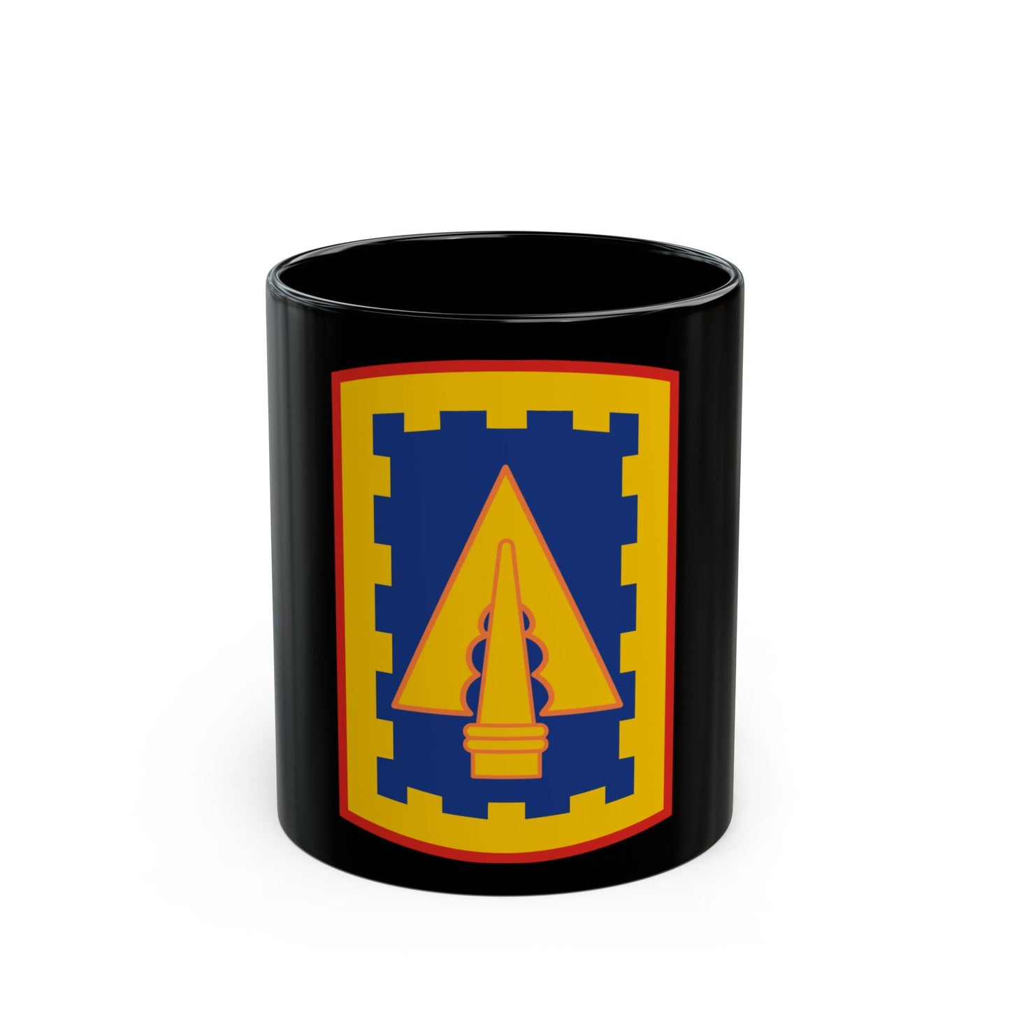 108th Air Defense Artillery Brigade (U.S. Army) Black Coffee Mug-11oz-The Sticker Space