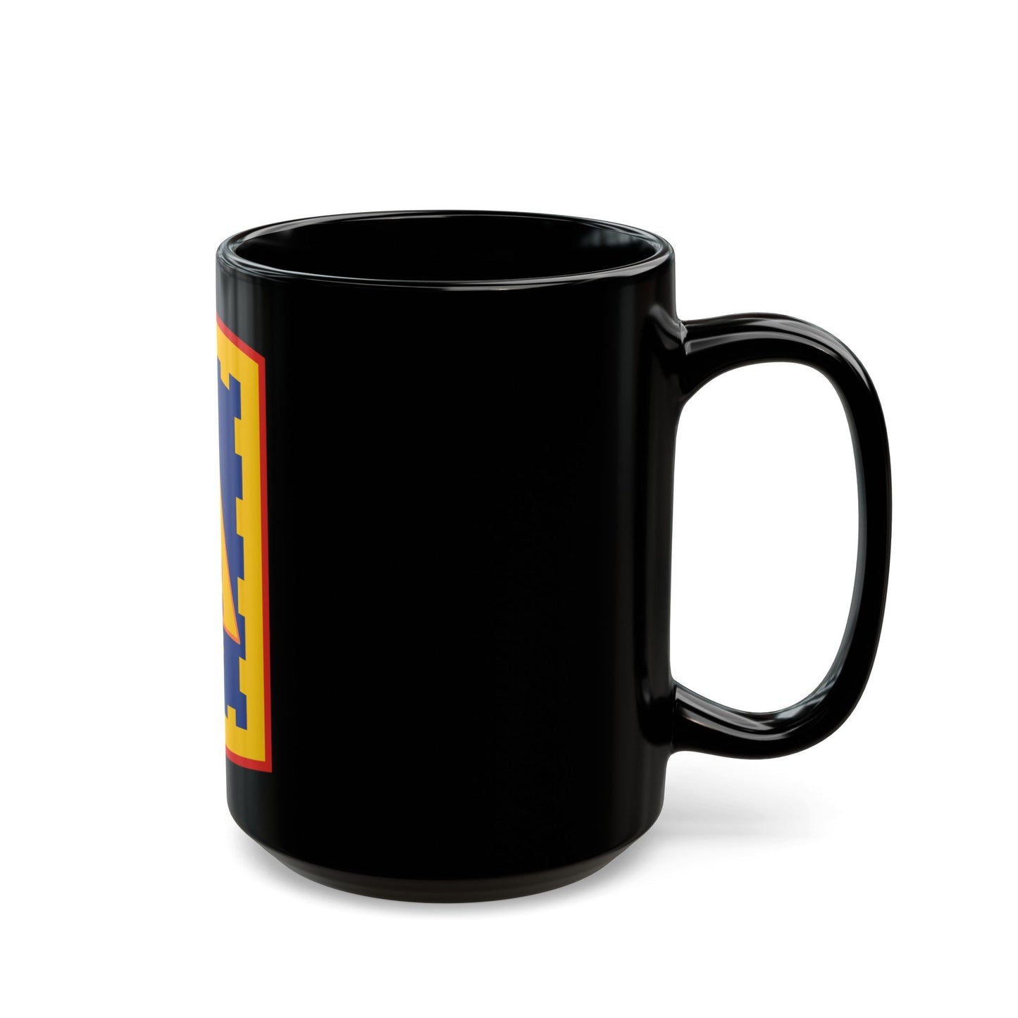 108th Air Defense Artillery Brigade (U.S. Army) Black Coffee Mug-The Sticker Space
