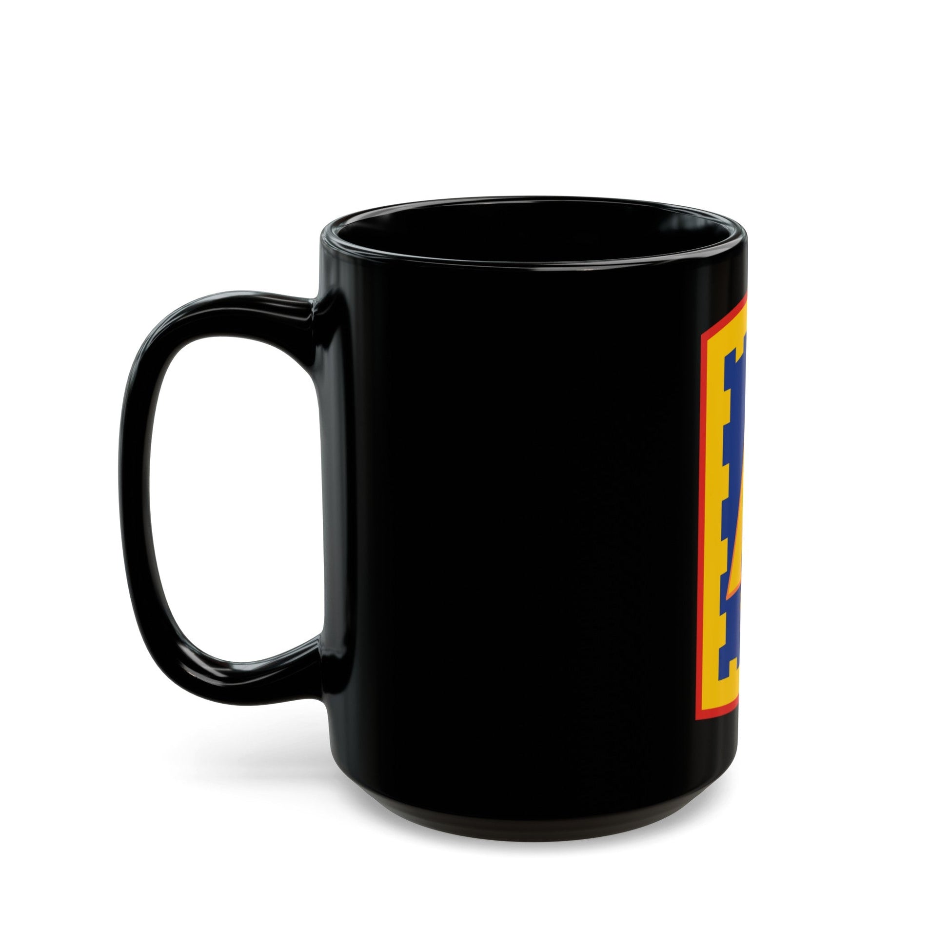 108th Air Defense Artillery Brigade (U.S. Army) Black Coffee Mug-The Sticker Space