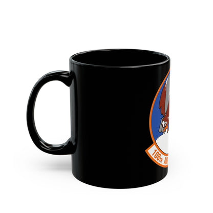 108th Air Refueling Squadron (U.S. Air Force) Black Coffee Mug-The Sticker Space