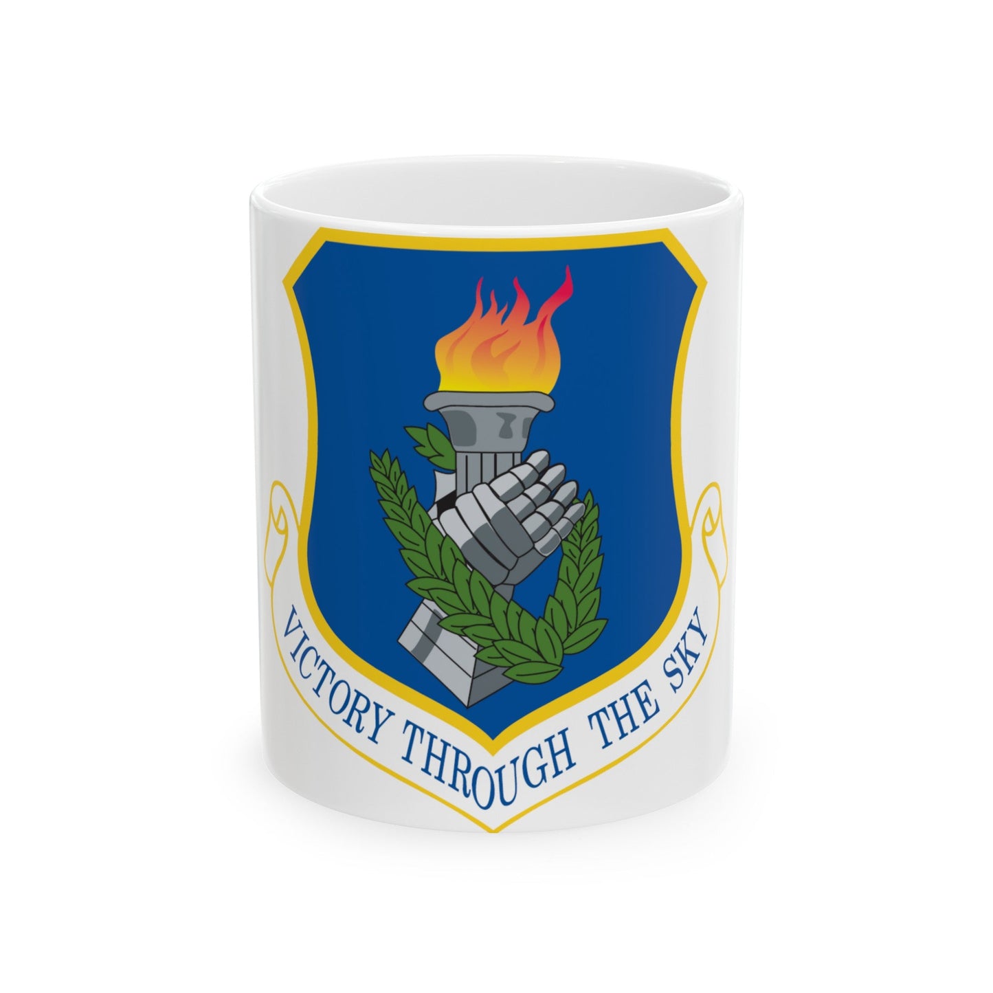 108th Air Refueling Wing (U.S. Air Force) White Coffee Mug-11oz-The Sticker Space
