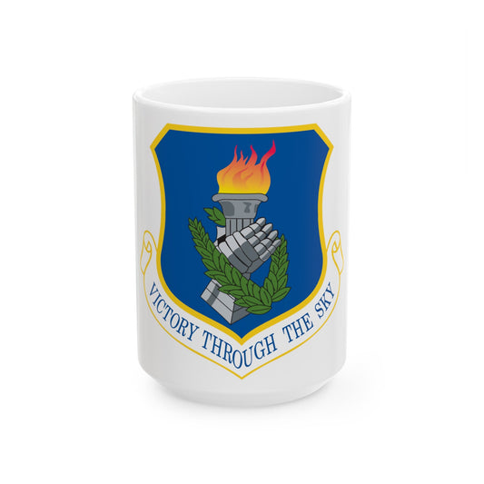 108th Air Refueling Wing (U.S. Air Force) White Coffee Mug-15oz-The Sticker Space