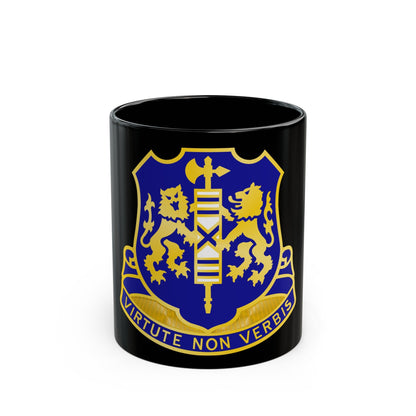 108th Infantry Regiment (U.S. Army) Black Coffee Mug-11oz-The Sticker Space