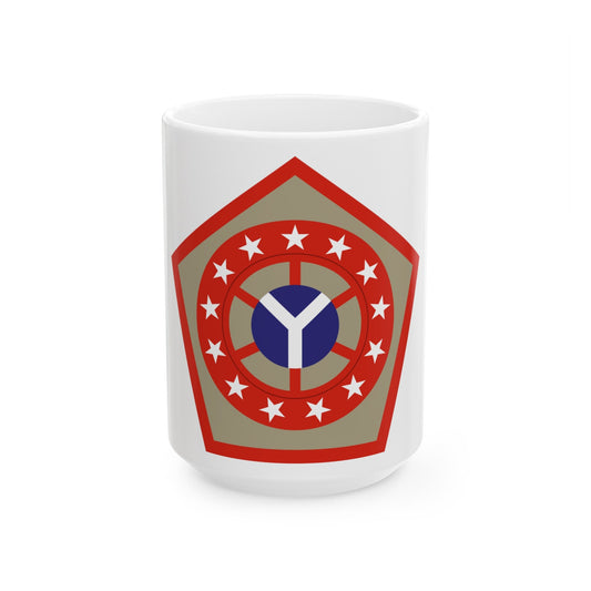 108th Sustainment Brigade (U.S. Army) White Coffee Mug-15oz-The Sticker Space