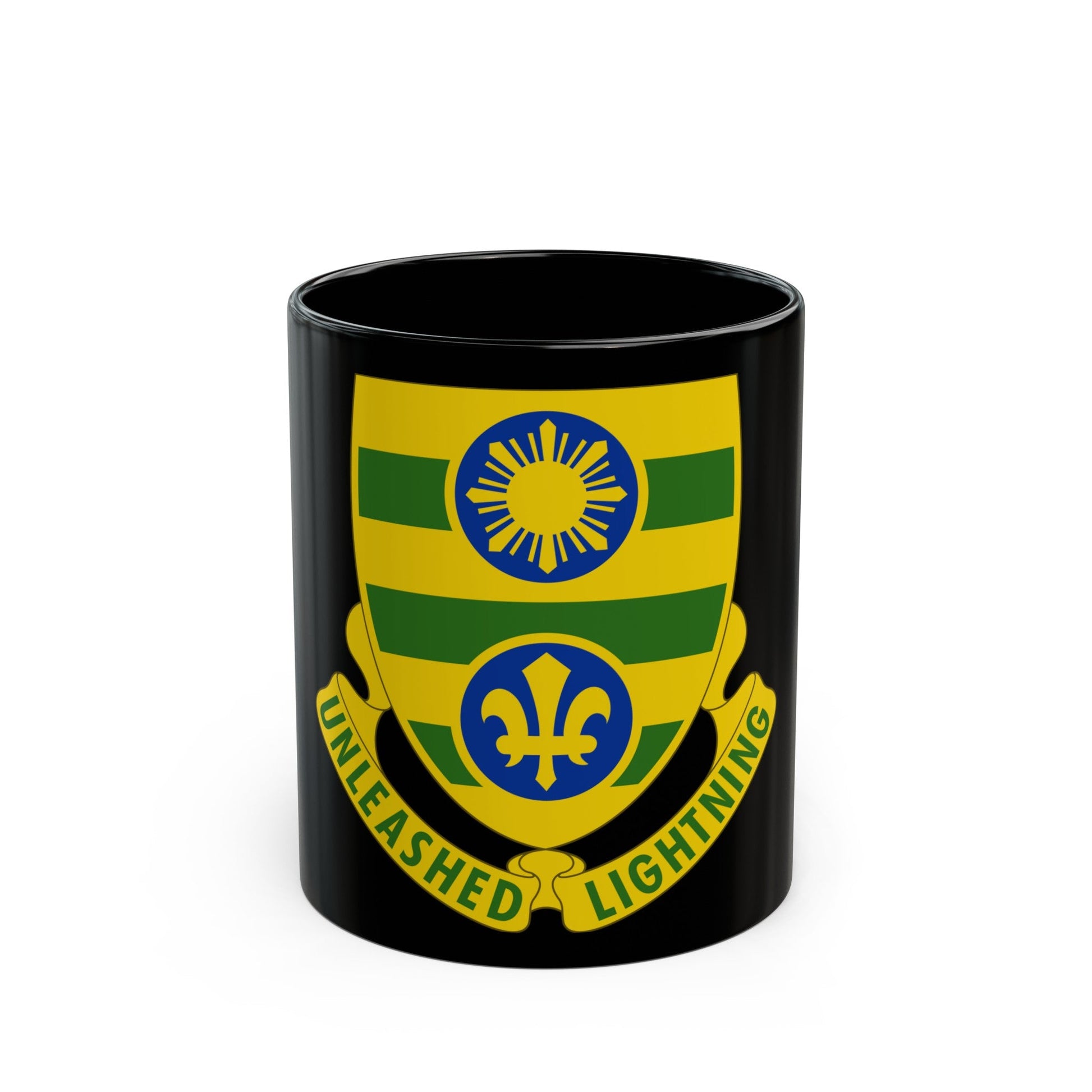 109 Armor Regiment (U.S. Army) Black Coffee Mug-11oz-The Sticker Space