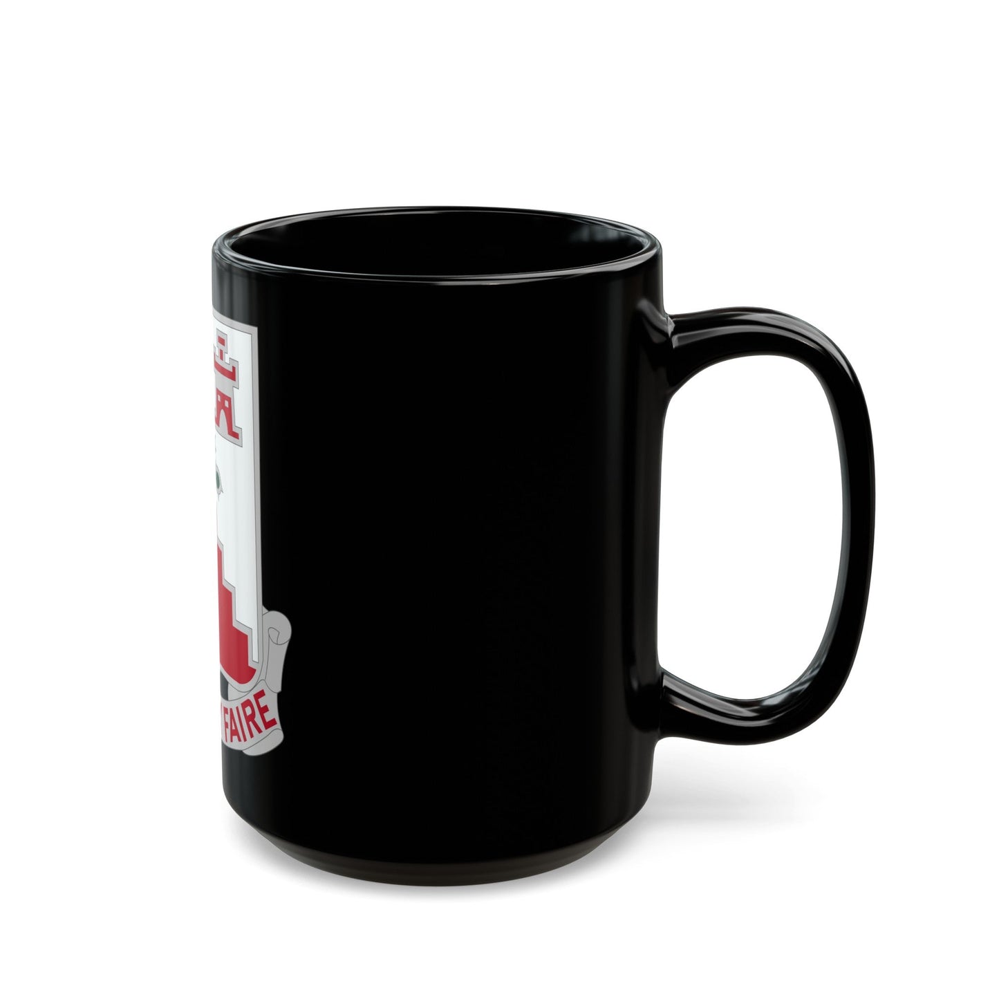 109 Engineer Battalion (U.S. Army) Black Coffee Mug-The Sticker Space