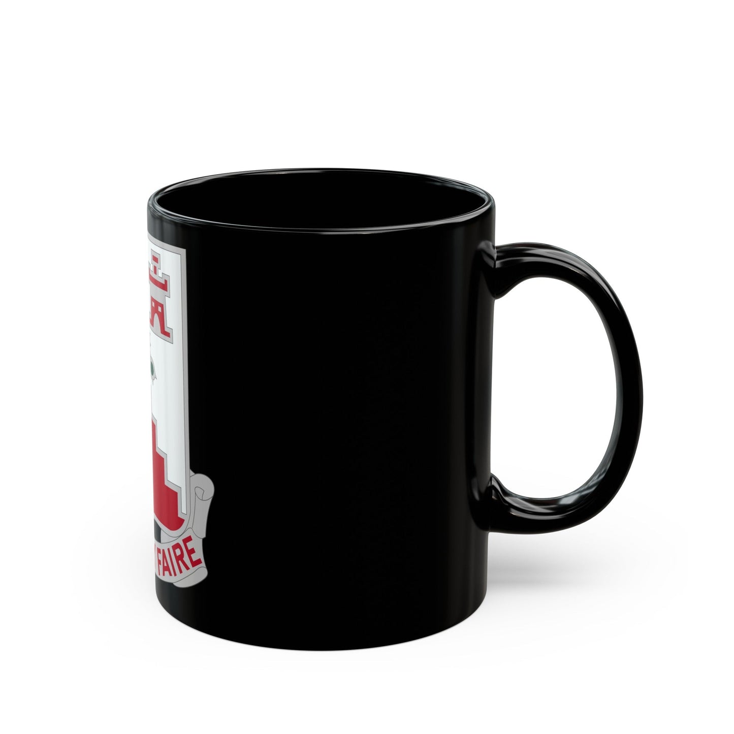 109 Engineer Battalion (U.S. Army) Black Coffee Mug-The Sticker Space