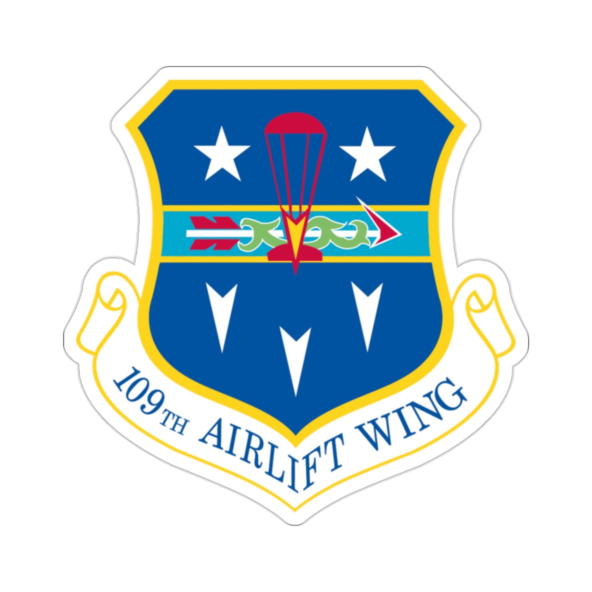 109th Airlift Wing (U.S. Air Force) STICKER Vinyl Die-Cut Decal-2 Inch-The Sticker Space