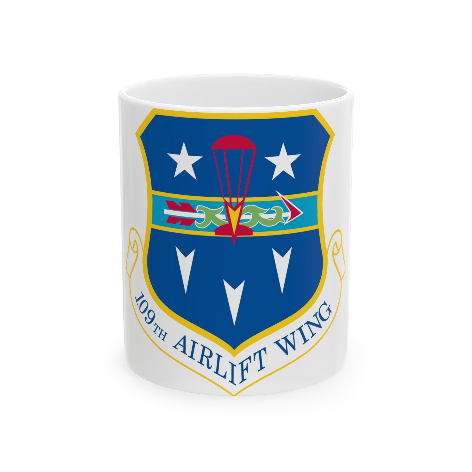 109th Airlift Wing (U.S. Air Force) White Coffee Mug-11oz-The Sticker Space