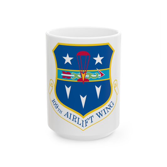 109th Airlift Wing (U.S. Air Force) White Coffee Mug-15oz-The Sticker Space