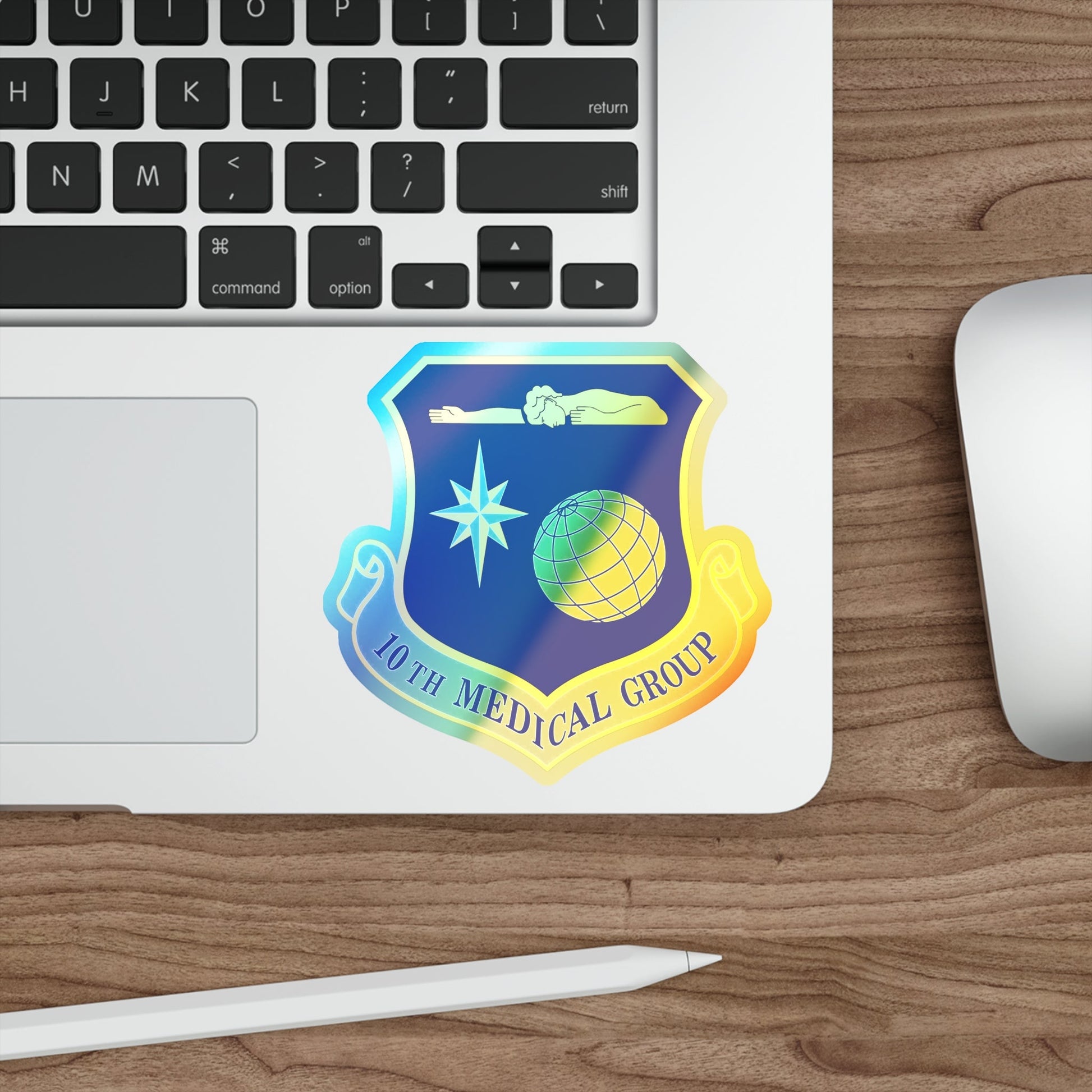 10th Medical Group (U.S. Air Force) Holographic STICKER Die-Cut Vinyl Decal-The Sticker Space