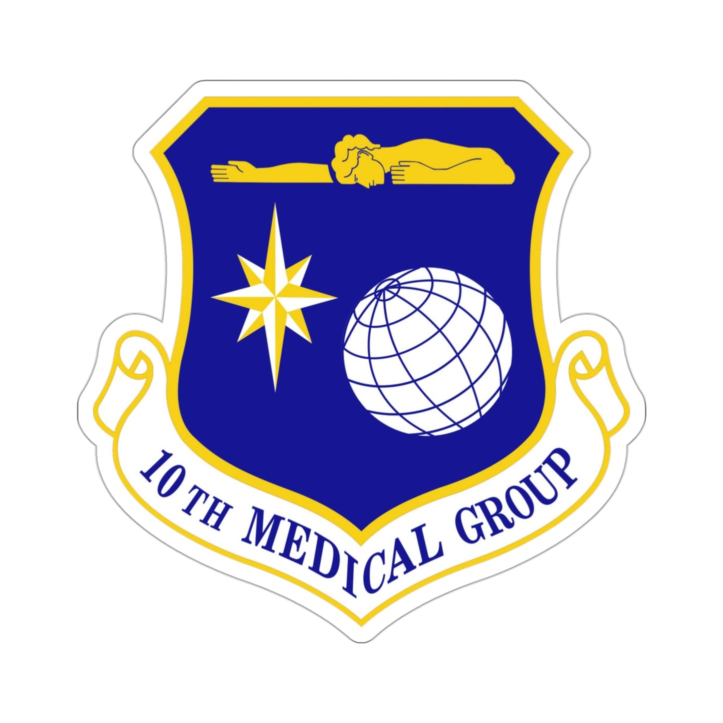 10th Medical Group (U.S. Air Force) STICKER Vinyl Die-Cut Decal-3 Inch-The Sticker Space