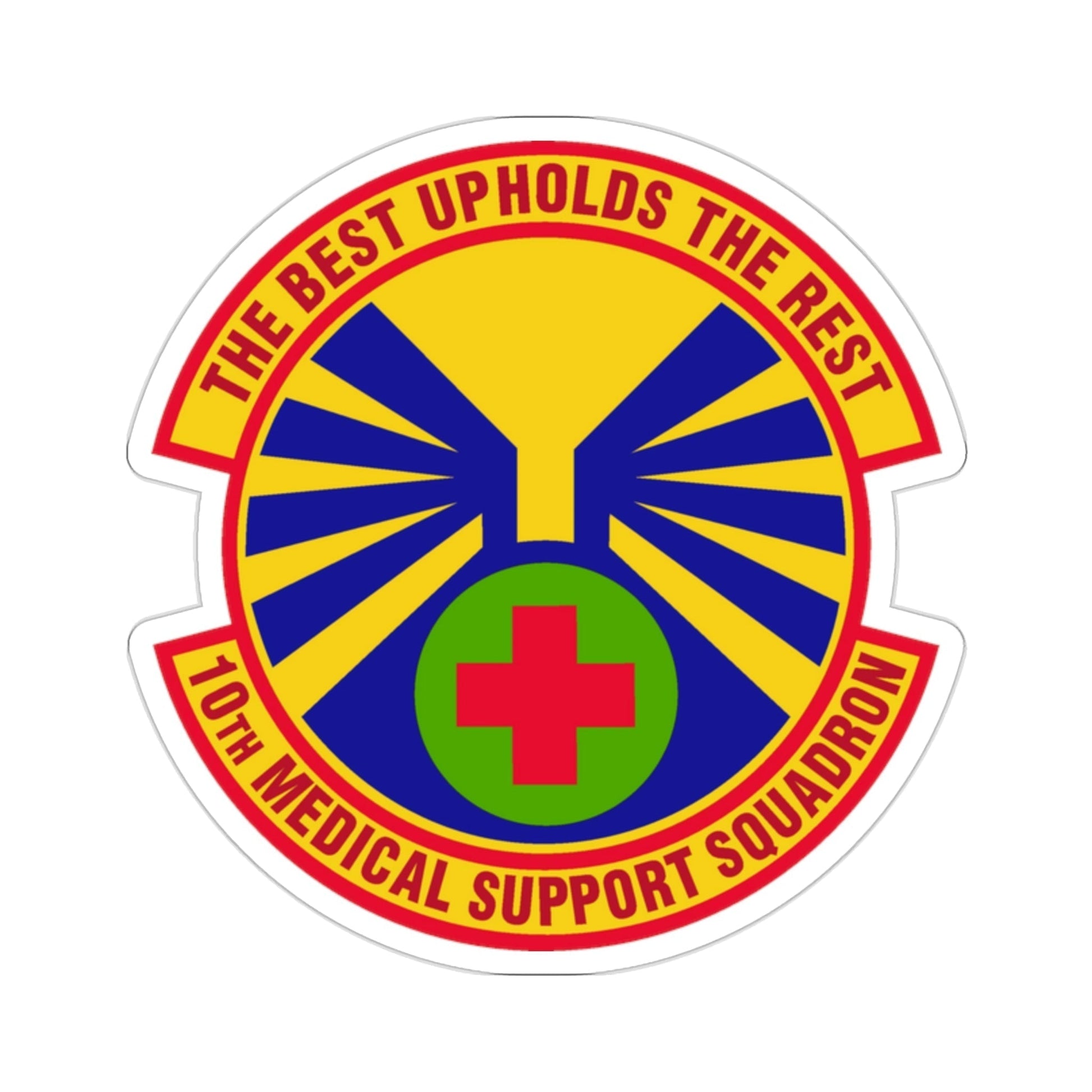 10th Medical Support Squadron (U.S. Air Force) STICKER Vinyl Die-Cut Decal-2 Inch-The Sticker Space