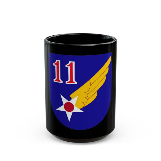 11 Air Force (U.S. Army) Black Coffee Mug-15oz-The Sticker Space