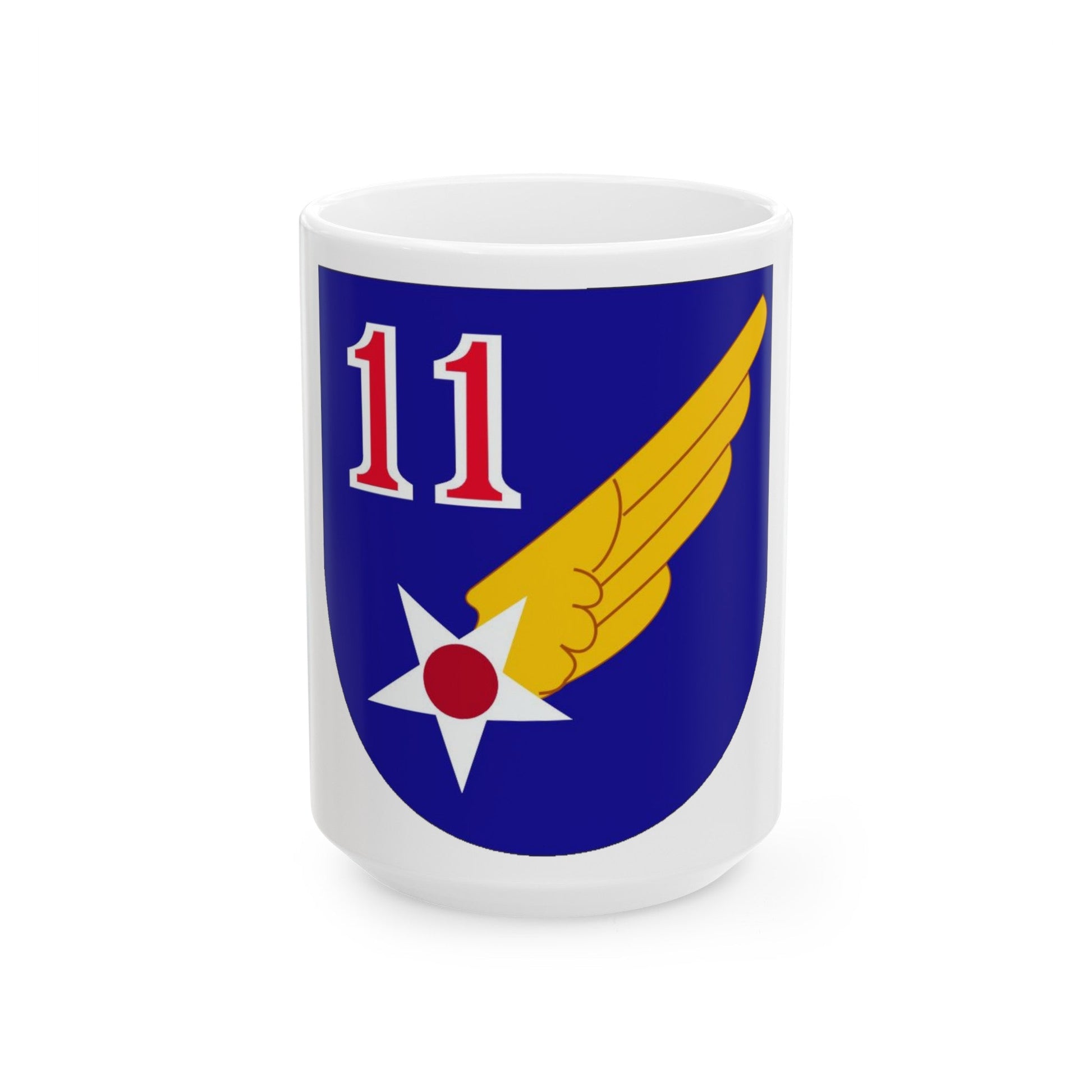 11 Air Force (U.S. Army) White Coffee Mug-15oz-The Sticker Space