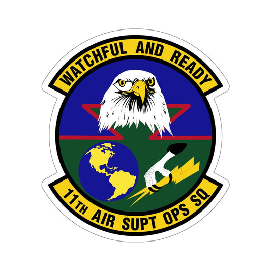 11 Air Support Operations Squadron ACC (U.S. Air Force) STICKER Vinyl Die-Cut Decal-6 Inch-The Sticker Space