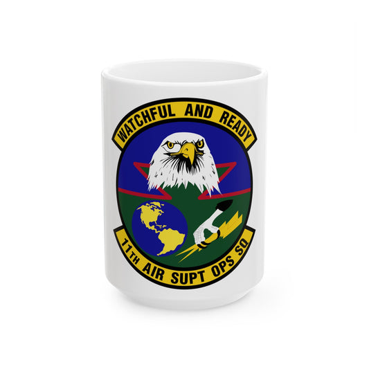 11 Air Support Operations Squadron ACC (U.S. Air Force) White Coffee Mug