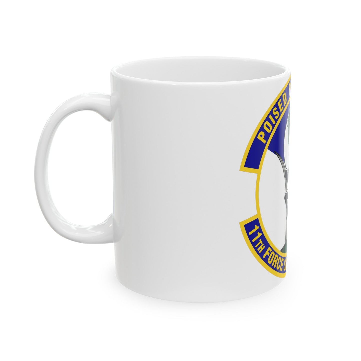 11 Force Support Squadron USAF (U.S. Air Force) White Coffee Mug-The Sticker Space