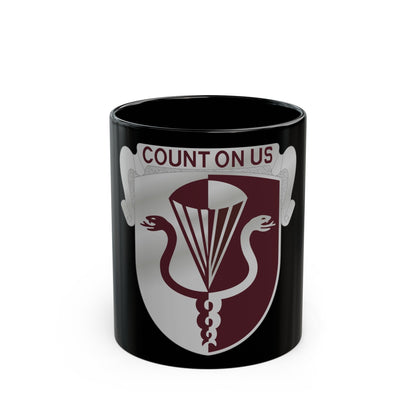 11 Medical Battalion (U.S. Army) Black Coffee Mug-11oz-The Sticker Space