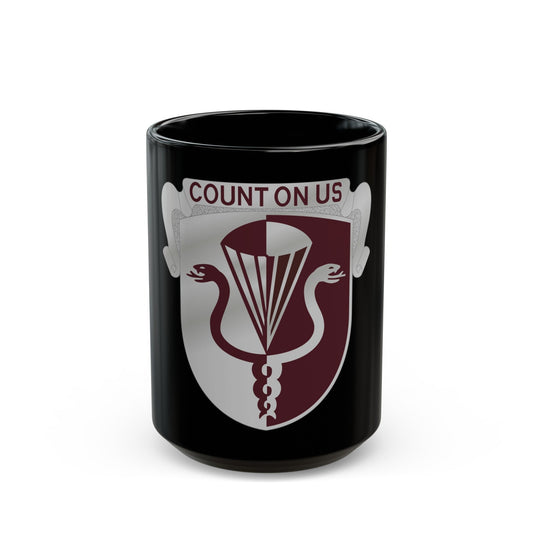 11 Medical Battalion (U.S. Army) Black Coffee Mug-15oz-The Sticker Space