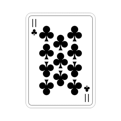 11 of Clubs Playing Card STICKER Vinyl Die-Cut Decal-3 Inch-The Sticker Space