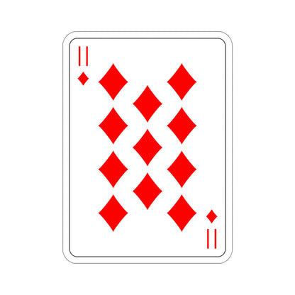 11 of Diamonds Playing Card STICKER Vinyl Die-Cut Decal-5 Inch-The Sticker Space