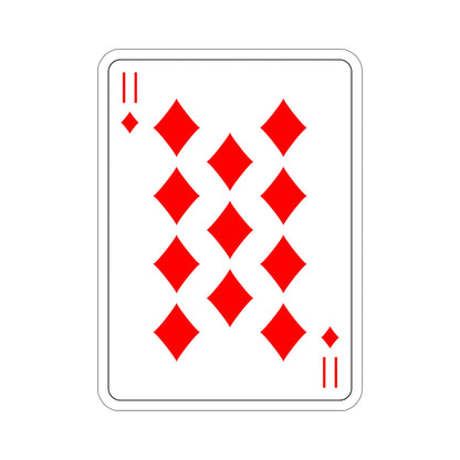 11 of Diamonds Playing Card STICKER Vinyl Die-Cut Decal-6 Inch-The Sticker Space