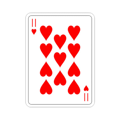 11 of Hearts Playing Card STICKER Vinyl Die-Cut Decal-2 Inch-The Sticker Space