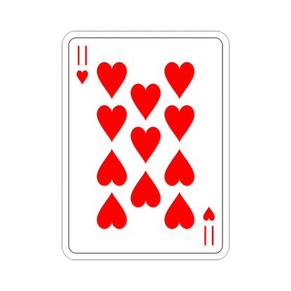 11 of Hearts Playing Card STICKER Vinyl Die-Cut Decal-3 Inch-The Sticker Space