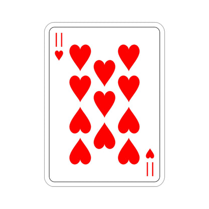11 of Hearts Playing Card STICKER Vinyl Die-Cut Decal-4 Inch-The Sticker Space