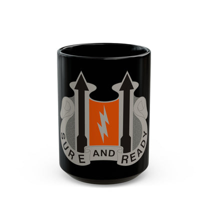 11 Signal Battalion (U.S. Army) Black Coffee Mug-15oz-The Sticker Space