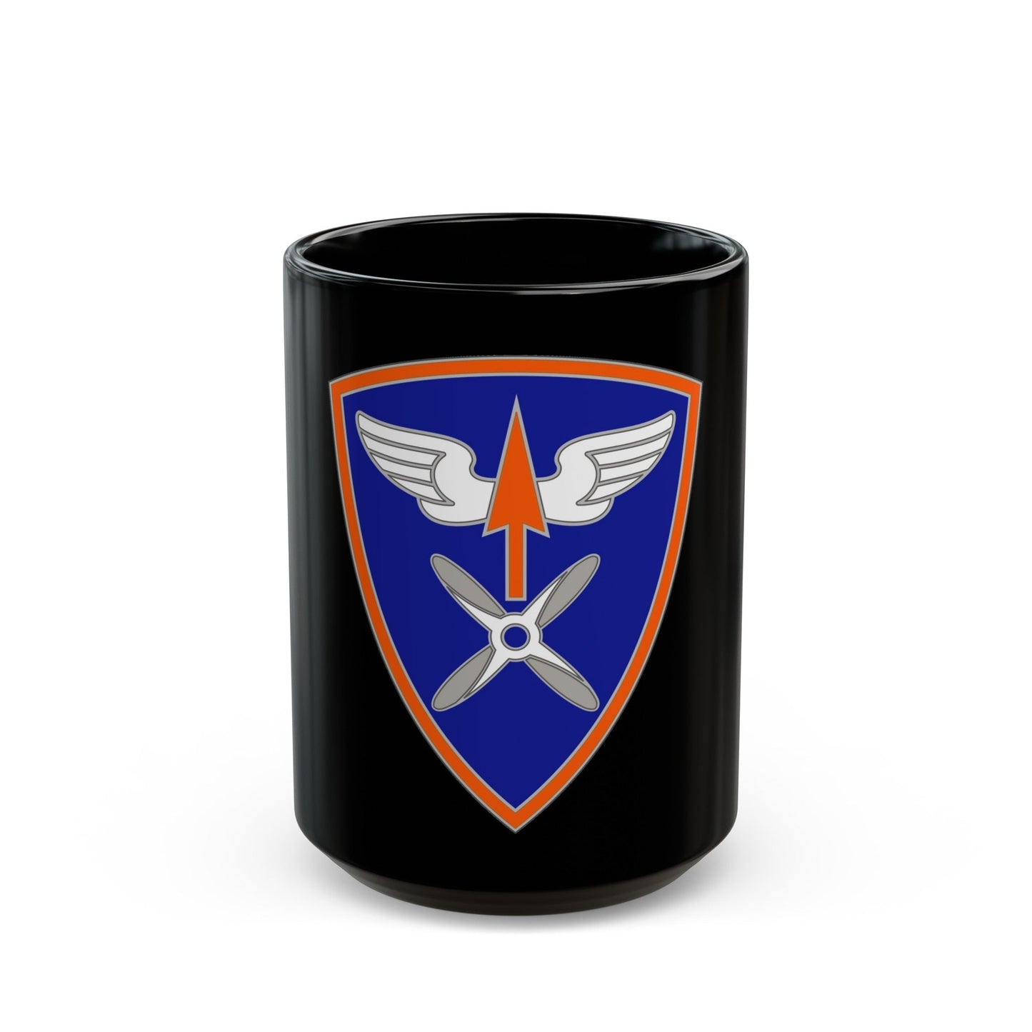 110 Aviation Brigade (U.S. Army) Black Coffee Mug-15oz-The Sticker Space