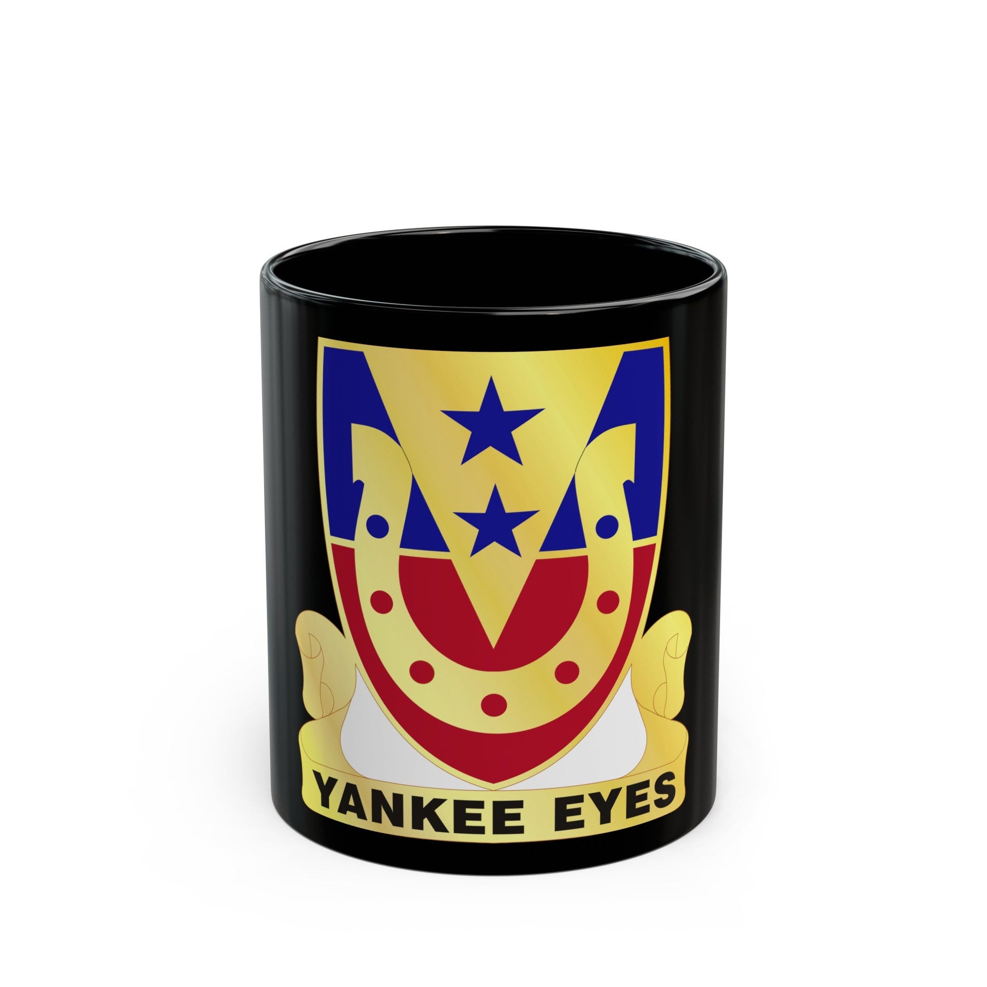 110 Cavalry Regiment (U.S. Army) Black Coffee Mug-11oz-The Sticker Space