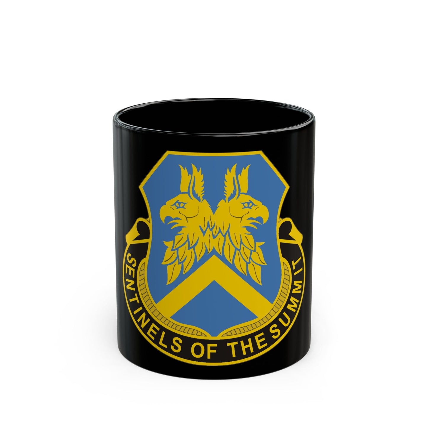 110 Military Intelligence Battalion (U.S. Army) Black Coffee Mug-11oz-The Sticker Space