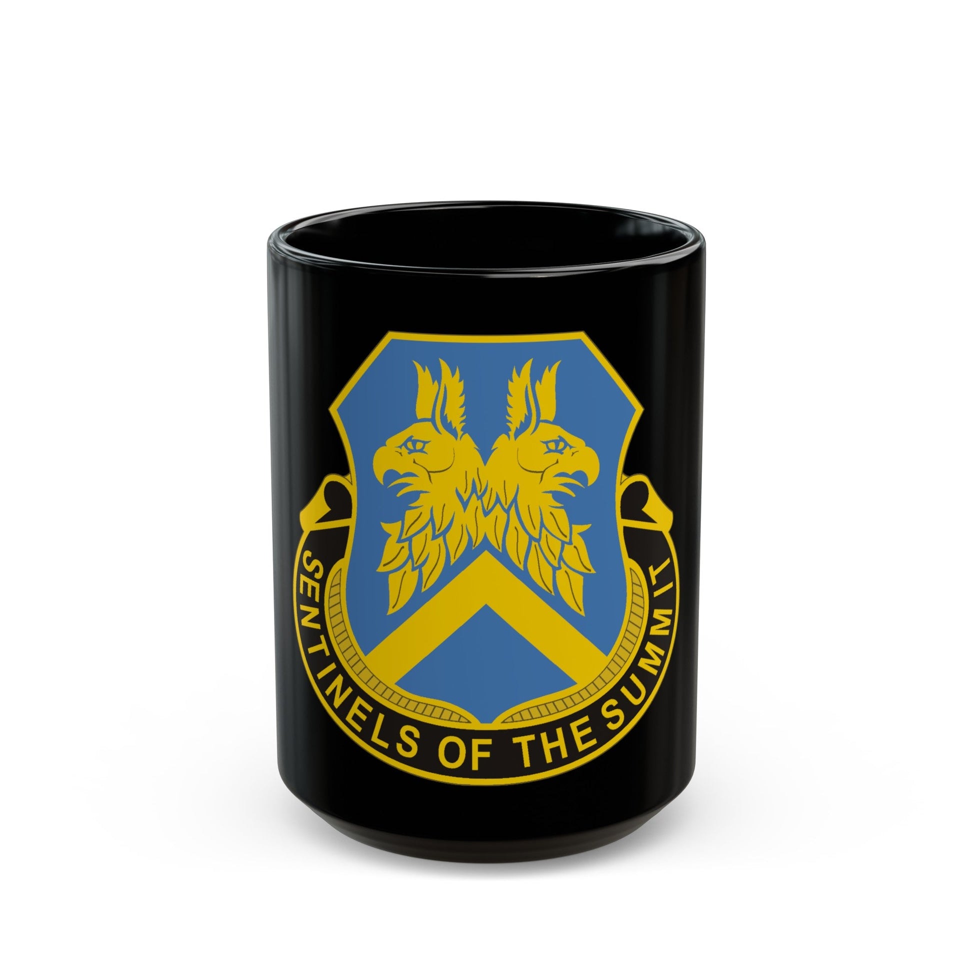 110 Military Intelligence Battalion (U.S. Army) Black Coffee Mug-15oz-The Sticker Space