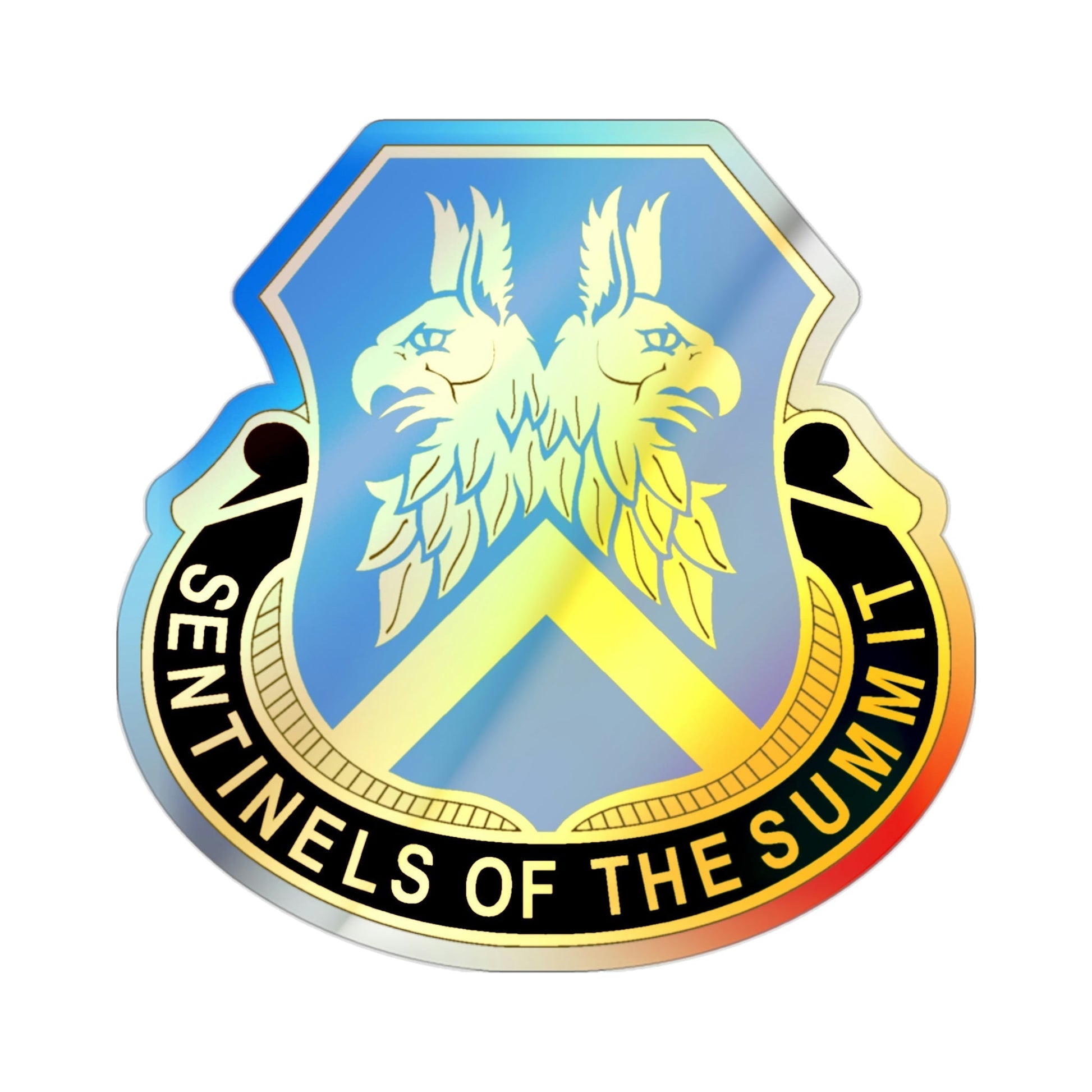 110 Military Intelligence Battalion (U.S. Army) Holographic STICKER Die-Cut Vinyl Decal-2 Inch-The Sticker Space