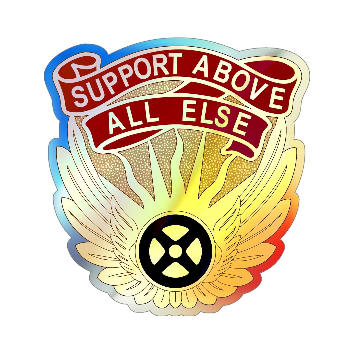 1106 Aviation Group (U.S. Army) Holographic STICKER Die-Cut Vinyl Decal-4 Inch-The Sticker Space