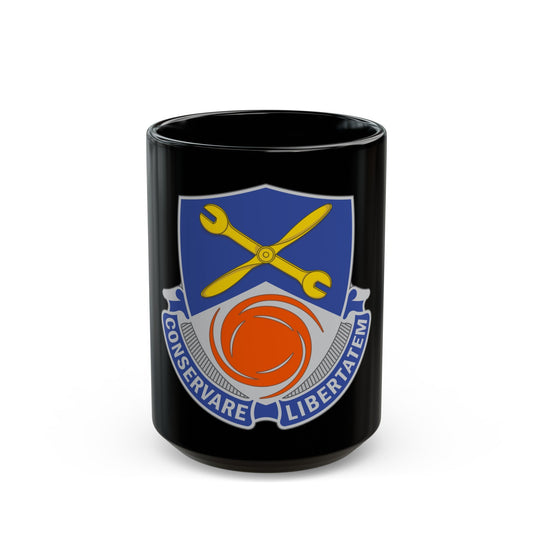 1108 Aviation Group (U.S. Army) Black Coffee Mug-15oz-The Sticker Space