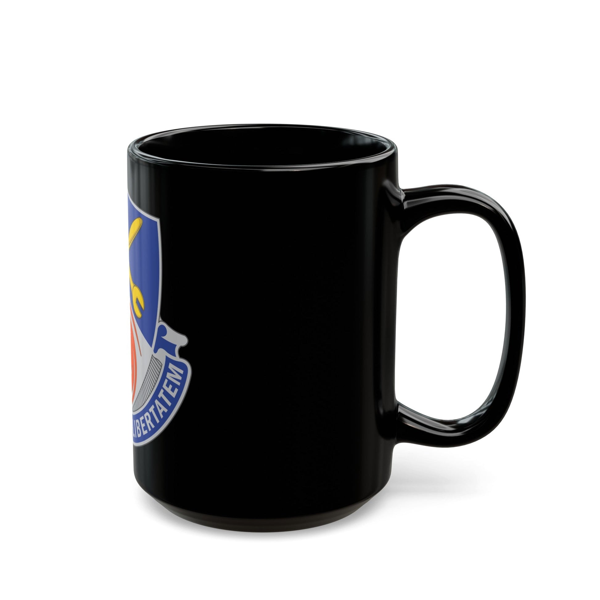 1108 Aviation Group (U.S. Army) Black Coffee Mug-The Sticker Space