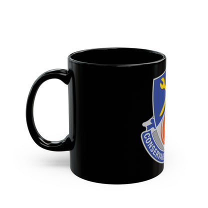 1108 Aviation Group (U.S. Army) Black Coffee Mug-The Sticker Space
