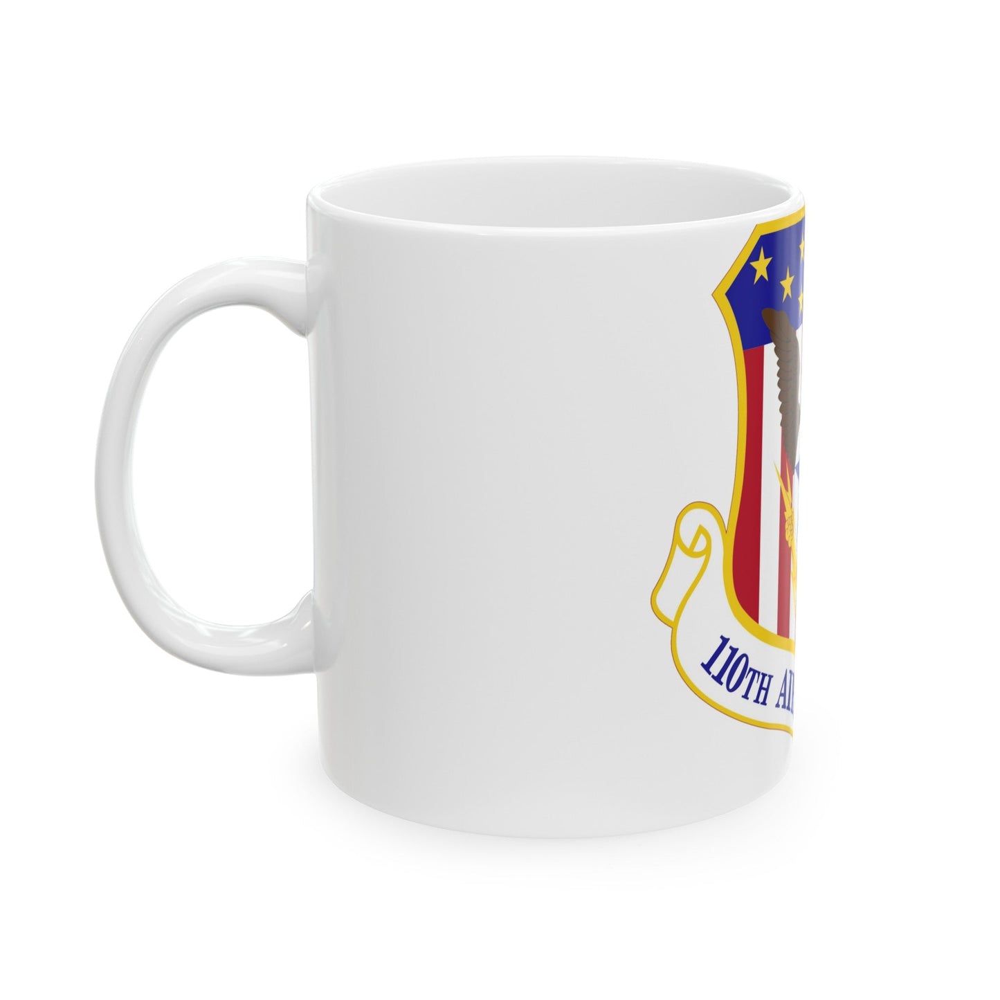110th Airlift Wing (U.S. Air Force) White Coffee Mug-The Sticker Space