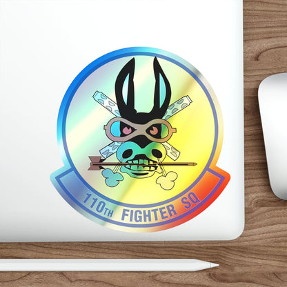 110th Fighter Squadron (U.S. Air Force) Holographic STICKER Die-Cut Vinyl Decal-The Sticker Space