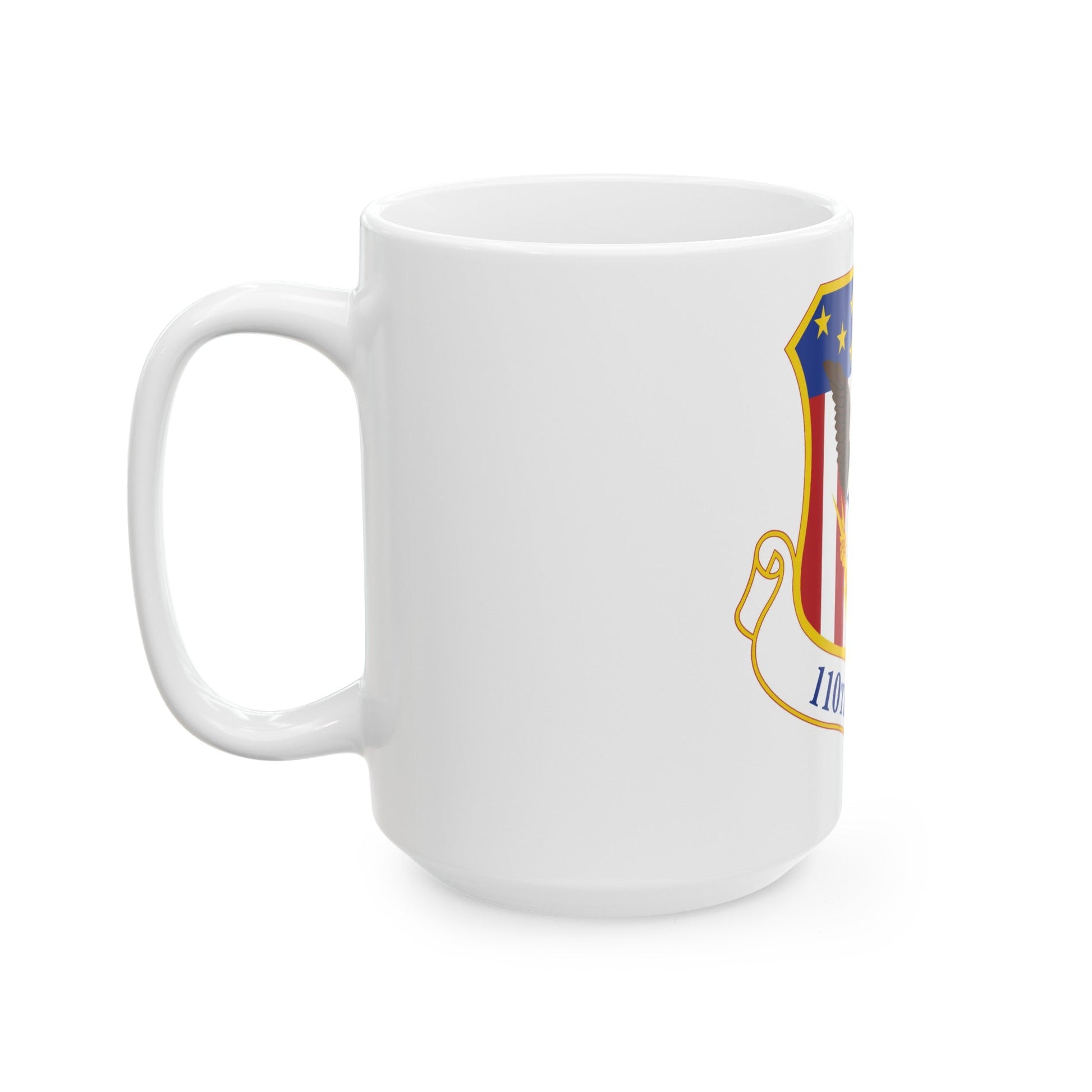 110th Wing emblem (U.S. Air Force) White Coffee Mug-The Sticker Space